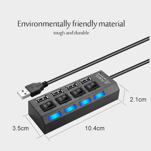 MULTIPUERTO HUB 7 PUERTOS USB 3,0