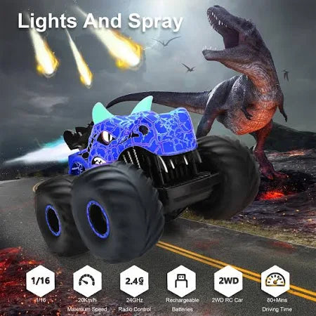 CARRO CONTROL REMOTO RECARGABLE DINO RC