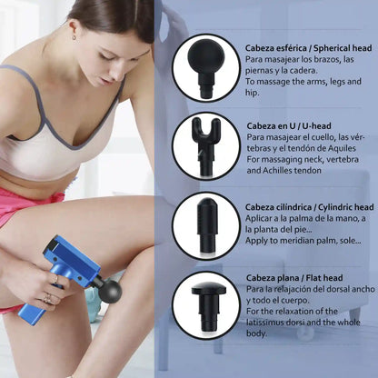 MASAJEADOR Y RELAJANTE MUSCULAR 6 VELOCIDADES
