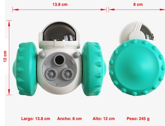 NUEVO JUGUETE DISPENSADOR DE ALIMENTO PARA PE